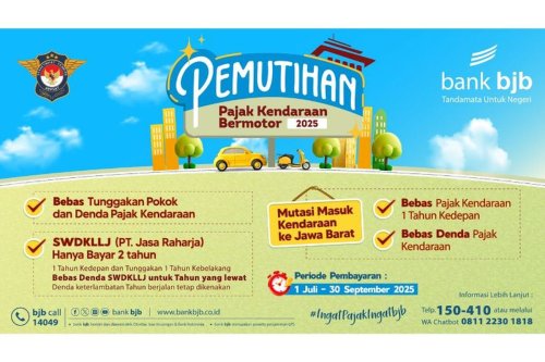 Program Pemutihan Pajak Kendaraan di Jabar Masih Berlaku