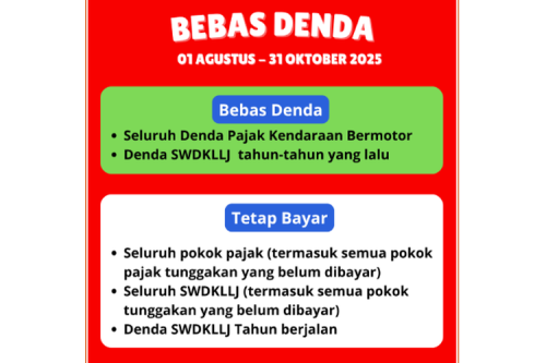 Pemutihan Pajak Kendaraan di DIY 2025: Denda Dihapus, Pokok Tetap Dibayar