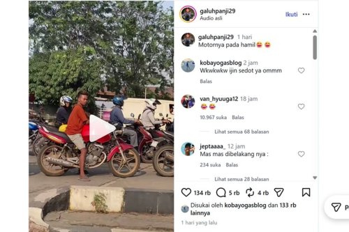 Suzuki , Viral Suzuki Thunder Bertangki Modifikasi Antre di SPBU, Pertamina Buka Suara