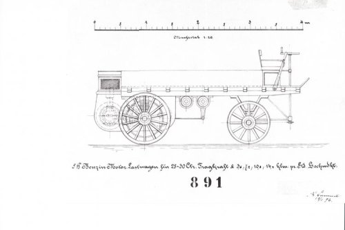 Daimler, Kisah Truk Pertama di Dunia; Karya Gottlieb Daimler 1896