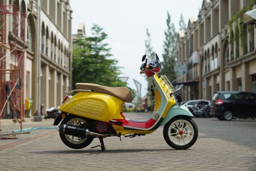 Modifikasi Vespa: Solusi Tinggi Jok untuk Wanita