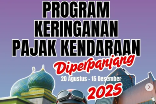 Pemprov Riau Masih Gelar Pemutihan Pajak Kendaraan, Ini Syaratnya