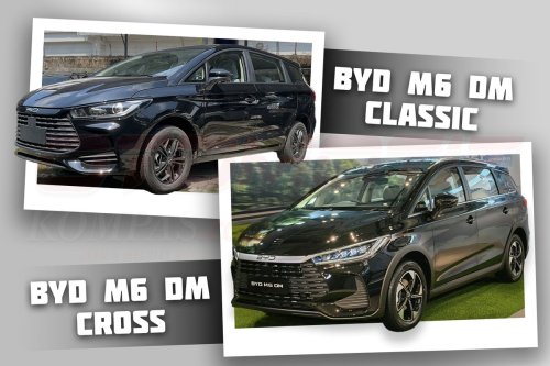BYD, Ulik Perbedaan BYD M6 DM Classic dan Cross, Tampilan sampai Baterai