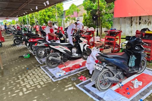 AHM Gratiskan Servis Motor buat Korban Bencana di 3 Provinsi Ini