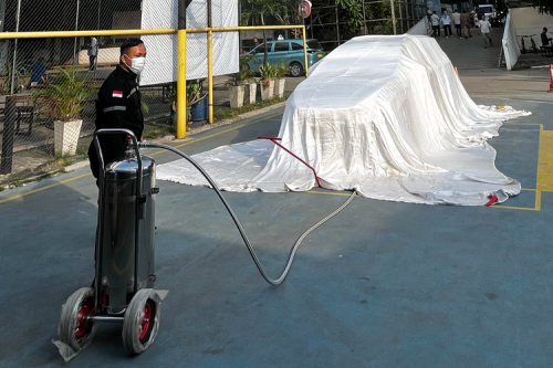 Bluebird dan FAST Latih Mitra Tangani Kebakaran Baterai Taksi Listrik