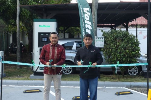SPKLU Ultra Fast Charging Pertama Resmi Dibuka di Bali