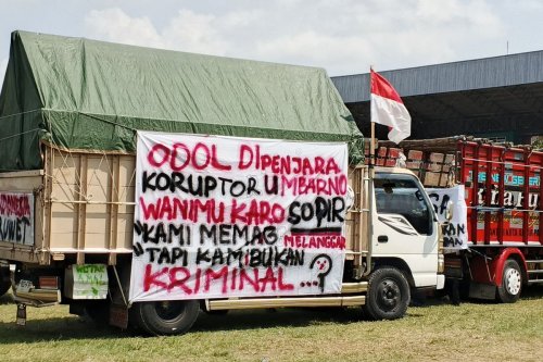 Respons Kemenhub Soal Unjuk Rasa Sopir Truk