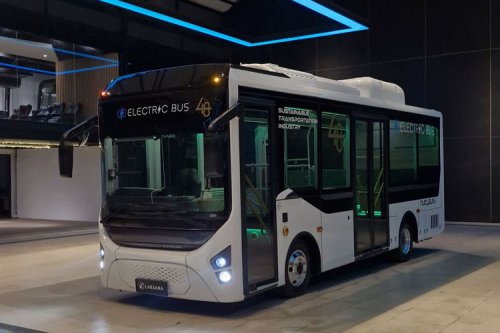 Peluncuran Bus Listrik Nucleus 6 oleh Karoseri Laksana