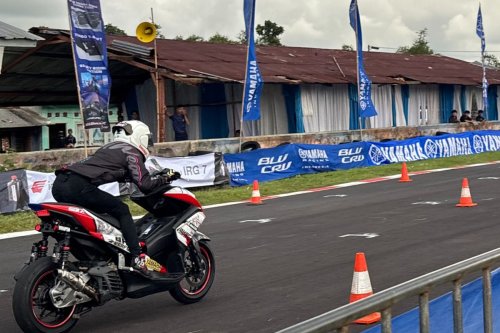 Merek Aki Motor ini Dukung Ajang Balap Lokal di Tasikmalaya