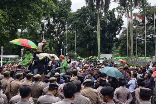 Macet di Jalan Juanda: Dampak Demo Sopir Angkot di Balai Kota Bogor