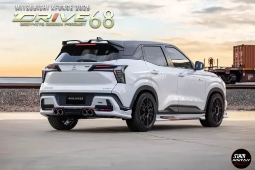 Mitsubishi, Mitsubishi XForce, Mitsubishi Xforce HEV Tampil Lebih Racing Pakai Bodykit Thailand