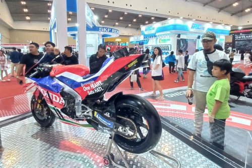 MotoGP, Honda, Motor Balap MotoGP Honda RC213V Joan Mir Tampil di IMOS 2025