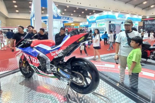 MotoGP, Honda, Motor Balap MotoGP Honda RC213V Joan Mir Tampil di IMOS 2025
