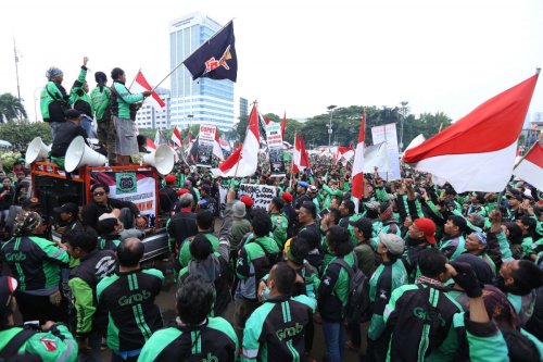 Ada Demo Ojol Hari Ini, Rekayasa Lalu Lintas Bersifat Situasional