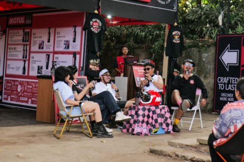 Kolaborasi Kreatif Ramaikan Acara Motor Kustom di Bali