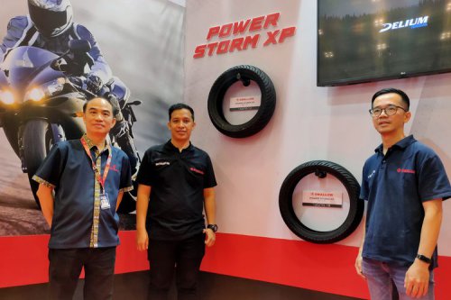 Swallow Luncurkan Ban Motor Power Storm XP di IMOS 2025
