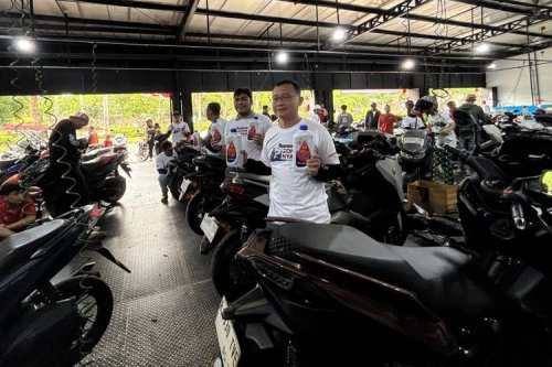 Ratusan Komunitas Motor Matik Ramaikan Gathering Akhir Tahun di Jakarta