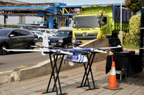 ETLE Drone Kawal Mudik Lebaran, Pantau Kemacetan Secara Langsung