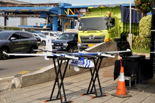 ETLE Drone Kawal Mudik Lebaran, Pantau Kemacetan Secara Langsung