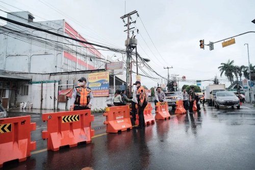 Rekayasa Lalu Lintas di Tugu Batu Sawangan Berlaku sampai 5 Juni