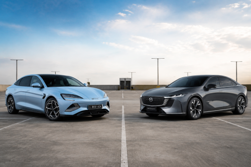 Mazda, BYD, BYD Seal, Duel Sedan Listrik: Mazda 6e Si Mewah Tantang BYD Seal Bertenaga