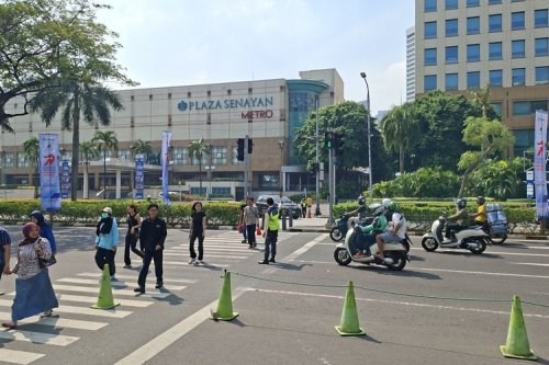 Kecelakaan Moge Dikendarai Remaja 15 Tahun, Tabrak Ojol di Senayan