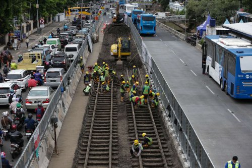 Proyek MRT Jakarta Fase 2, Rekayasa Lalin Berlaku di Tiga Titik Utama