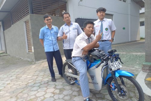 Spesifikasi Motor Drag Listrik Rakitan Siswa SMK Muhammadiyah 3 Yogyakarta