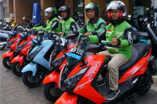 Motor Listrik Tangkas X7 New Resmi Jadi Armada Gojek
