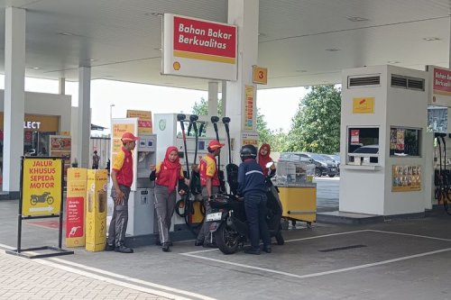 BBM Sudah Tersedia Lagi, SPBU Shell MT Haryono Kembali Beroperasi Tanpa Antrian