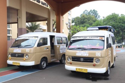 Dua Rute Baru Angkot Si Benteng Resmi Dibuka di Tangerang