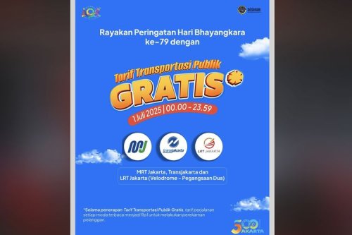 Hari Bhayangkara, Naik Transjakarta Cuma Rp 1