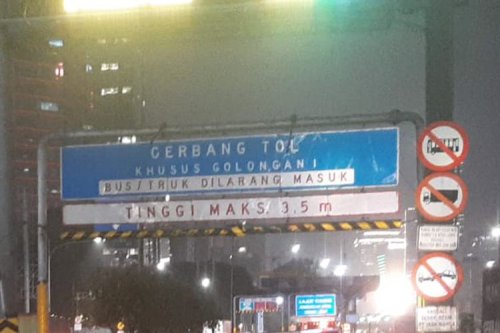 Catat Gerbang Tol Dalam Kota yang Ditutup Hari Ini