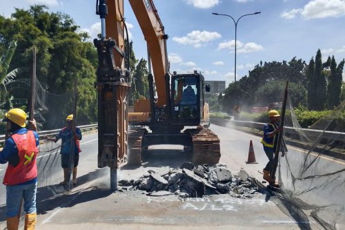 Perbaikan Jalan Tol JORR Arah Serpong, Simak Jadwal dan Lokasinya