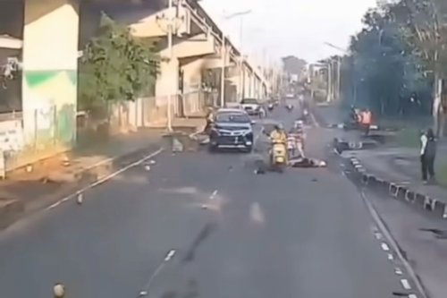 Viral Pajero Sport Tabrak Lari Pedagang Buah di Kalimalang, Sopir Ditangkap