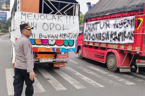 Alasan Sopir Truk Demo Terkait Regulasi Zero ODOL