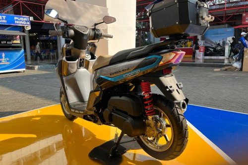 Yamaha, Touring, Modifikasi Yamaha Gear Ultima Bergaya Touring Harian