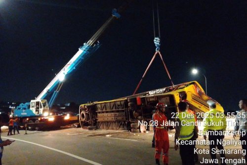 Fakta Kecelakaan Bus Cahaya Trans: Tak Terdaftar dan Tak Laik Jalan