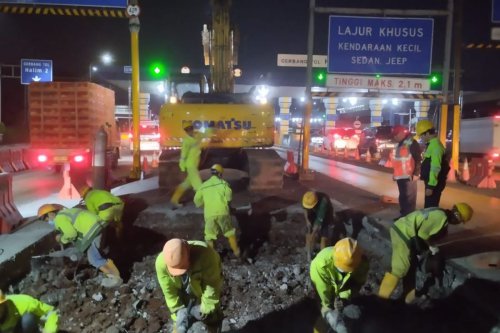Ada Pekerjaan Jalan di Tol Jakarta-Tangerang, Cek Titik dan Waktunya