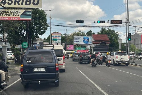 Update Arus Balik, Lalu Lintas Menuju Tol Prambanan-Purwomartani Macet