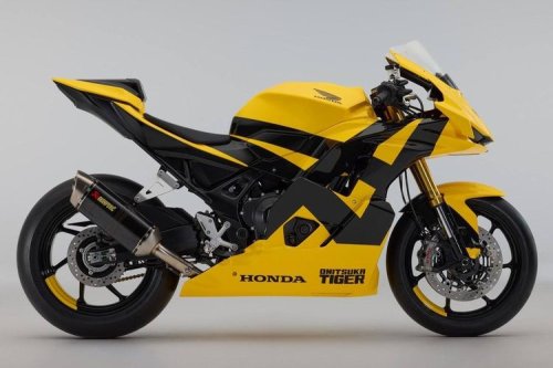 Honda-Onitsuka Tiger Kolaborasi Ciptakan Motor Konsep Eksklusif
