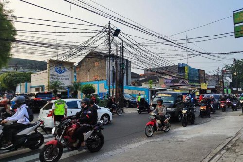 Awas Macet, Ada Kegiatan di Rindam Jaya di Jalan Raya Condet