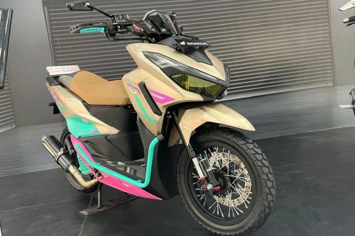 Modifikasi Vario 125 Street Bergaya Cyberpunk, Siap Diajak Petualang