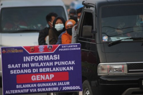 Ganjil Genap Puncak Berlaku pada Libur Panjang Maulid Nabi 2025