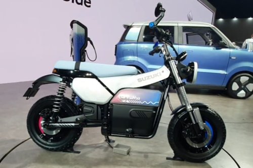 Suzuki , Suzuki e-VanVan: Motor Listrik Sentuhan Retro