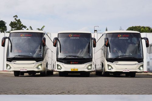 Tiga Bus Jetbus 5 MHD Perkuat Layanan Pariwisata PO Kalisari