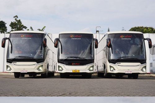 Tiga Bus Jetbus 5 MHD Perkuat Layanan Pariwisata PO Kalisari