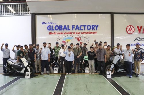 Yamaha Catat Ekspor Motor 3 Juta Unit ke 40 Negara