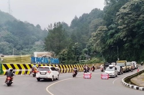 Update Lalu Lintas Jalur Puncak, Berlaku One Way Arah Jakarta