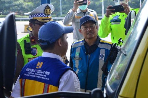 Penertiban ODOL di Jagorawi Temukan Kendaraan Kelebihan Muatan 20 Ton